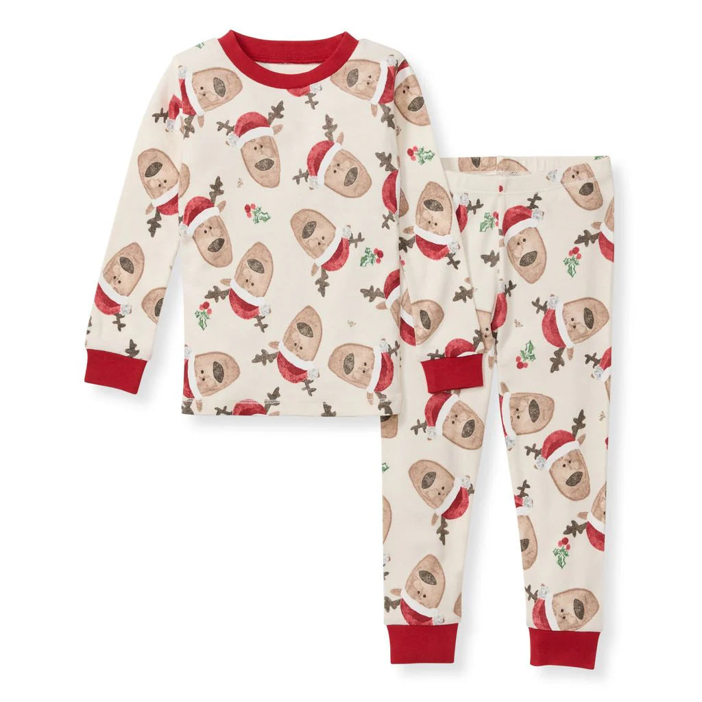 Kids Guide My Sleigh Organic Cotton PJ Set