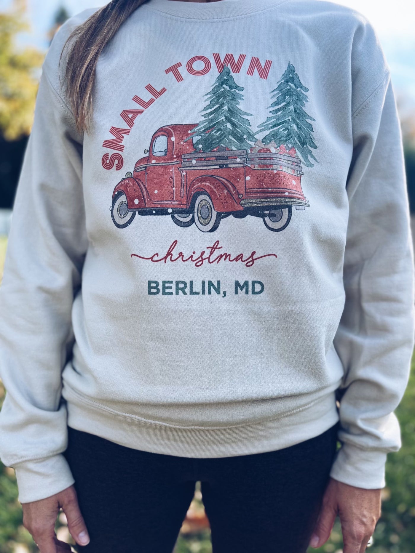 Small Town Christmas Sweatshirt (Berlin, MD)