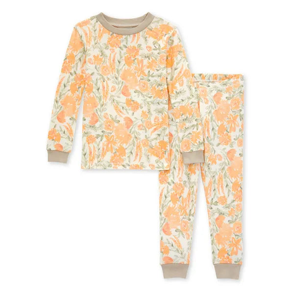 Whimsical Garden Organic Snug Fit Pajama Set
