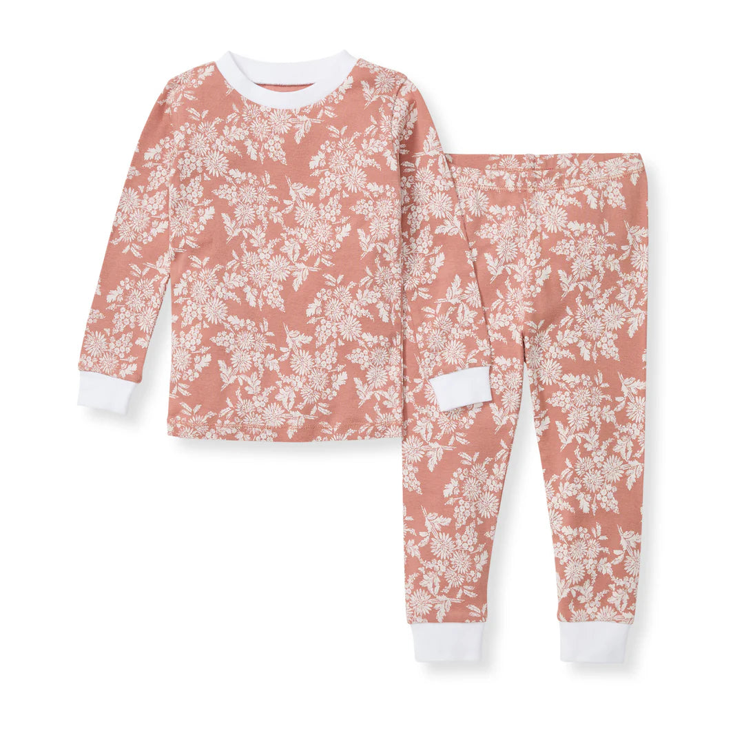 VIbrant Garden PJ Set -Terracotta