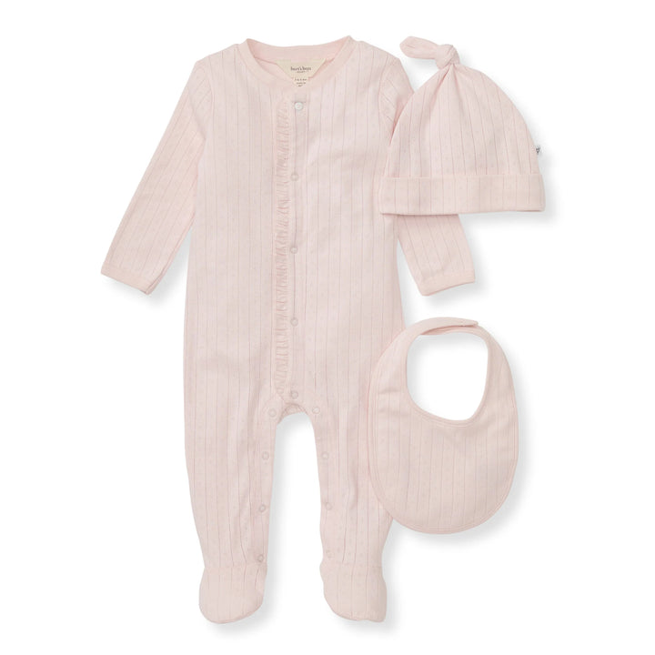 Organic Cotton Jumpsuit Set| Pink