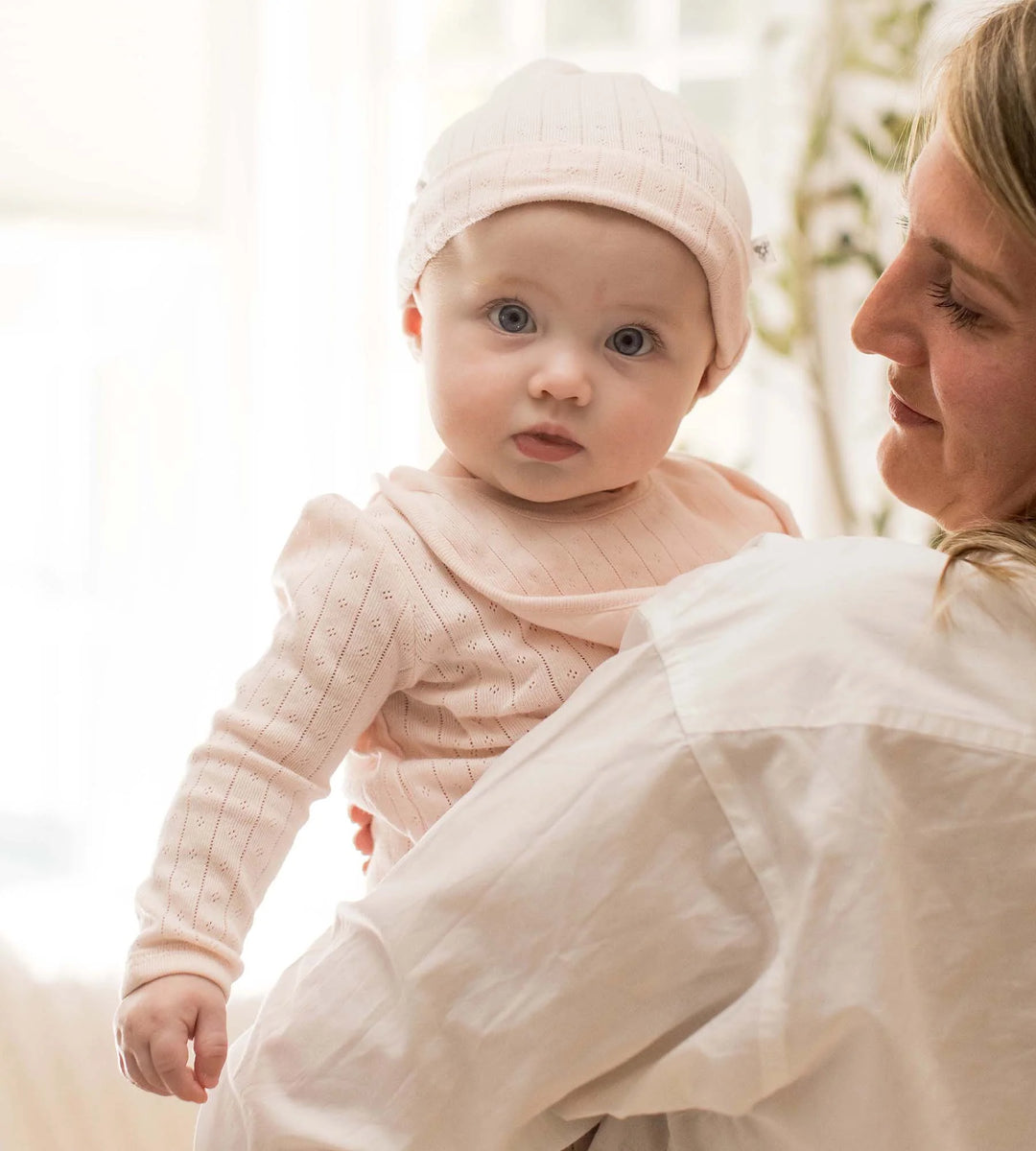 Organic Cotton Jumpsuit Set| Pink