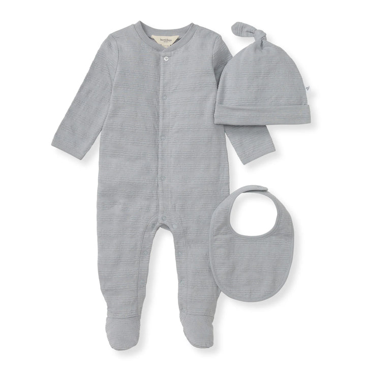Organic Cotton Jumpsuit Set| Quarry