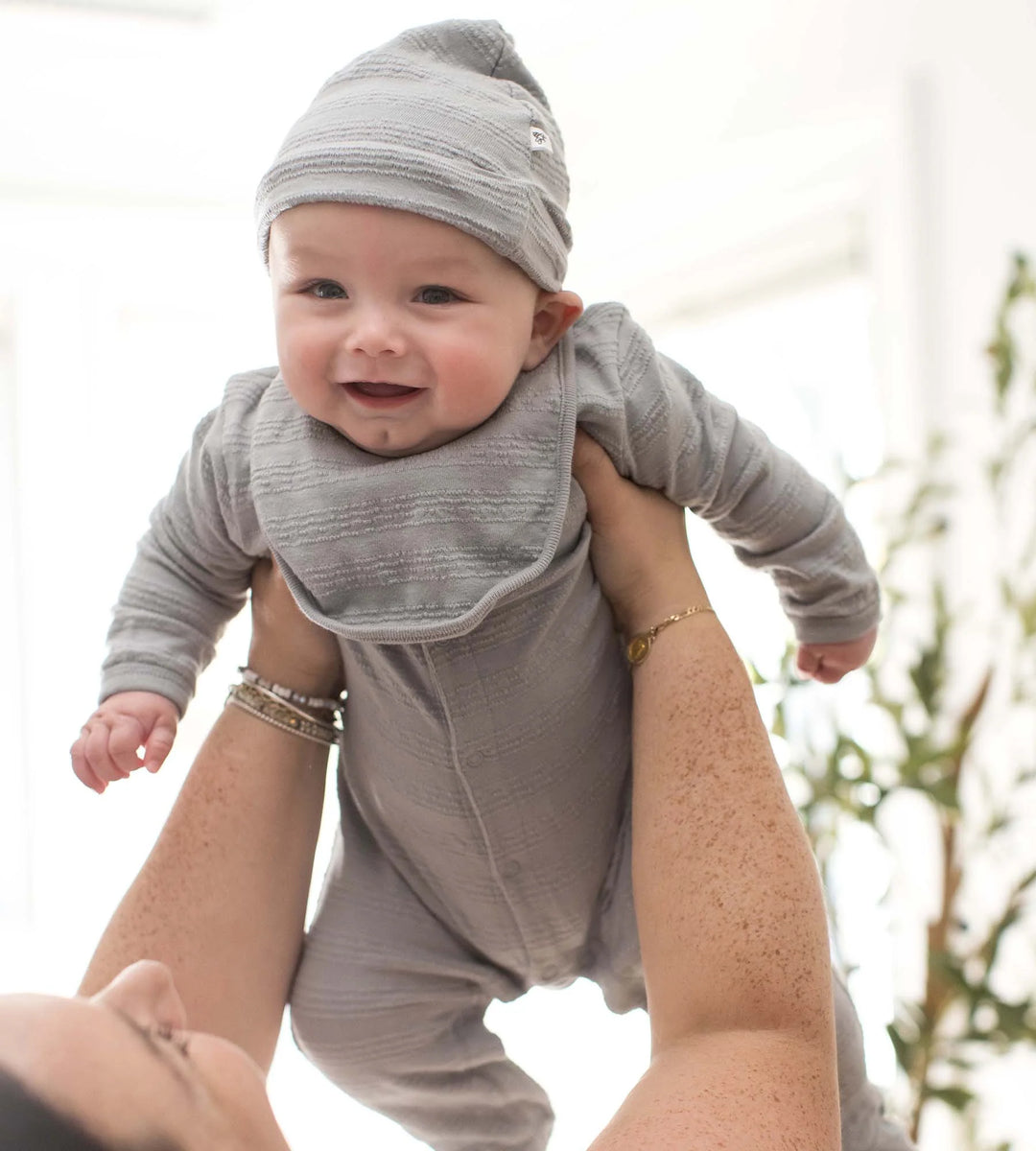 Organic Cotton Jumpsuit Set| Quarry
