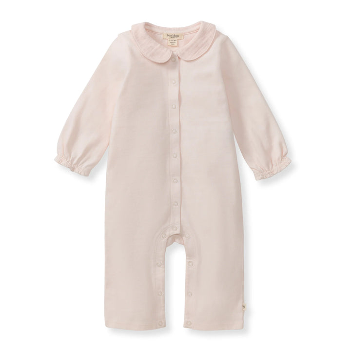 Muslin Collar Infant Girl Jumpsuit -Angelic