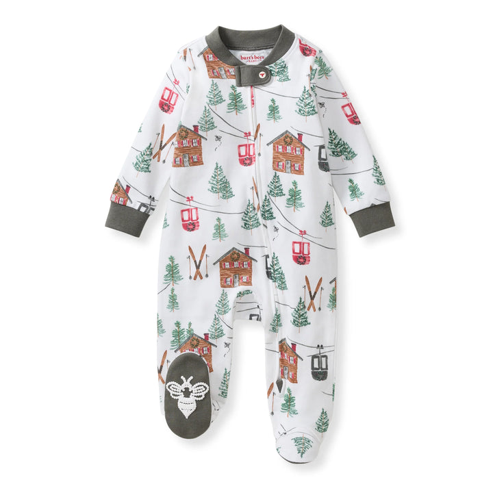 Ski The Alps Matching Family Pajamas- BABY