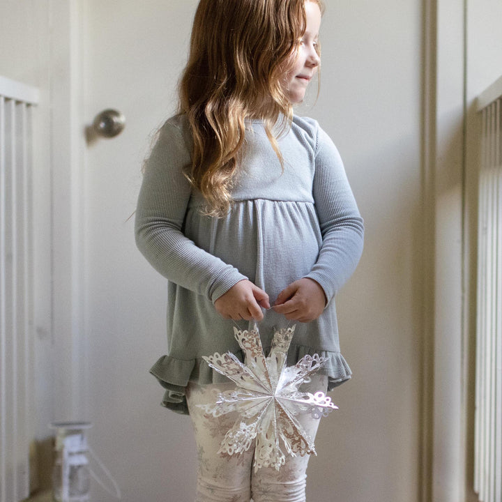 Snowflake Flurries Organic Tunic & Pants Set
