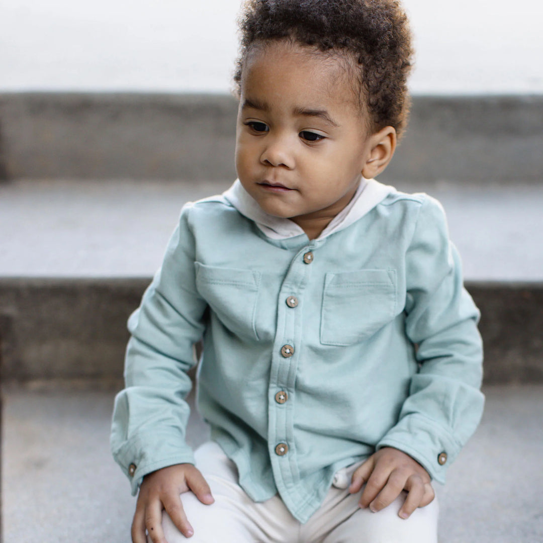 Hooded Shirt & Pants Set