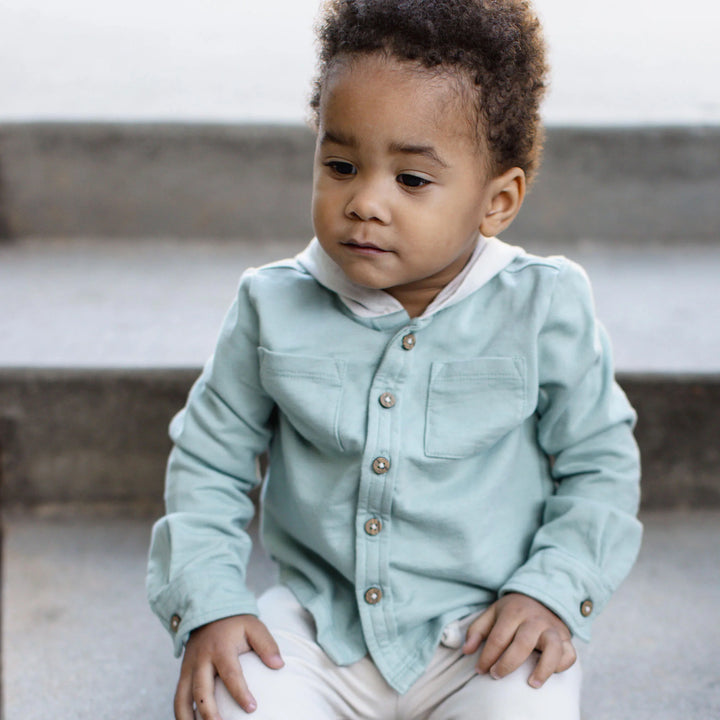 Hooded Shirt & Pants Set