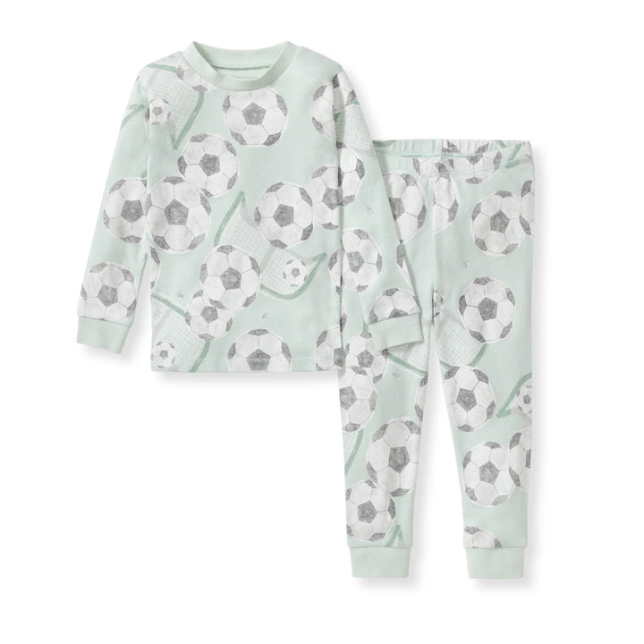 Soccer Goal Organic Cotton Two-Piece Pajamas