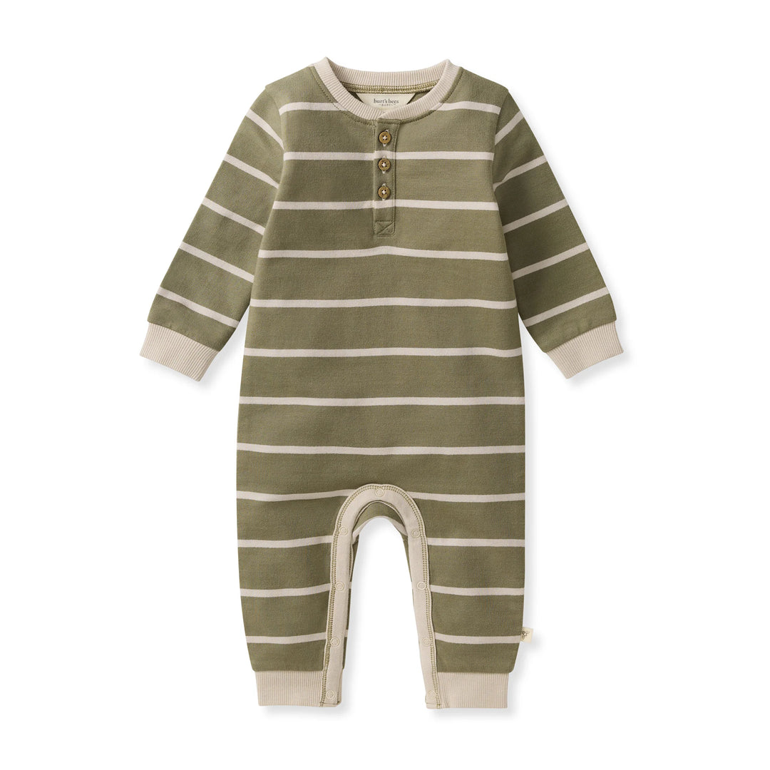 Henley Organic Baby Boy Jumpsuit