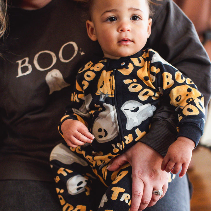 Boo! Organic Sleep & Play Footie