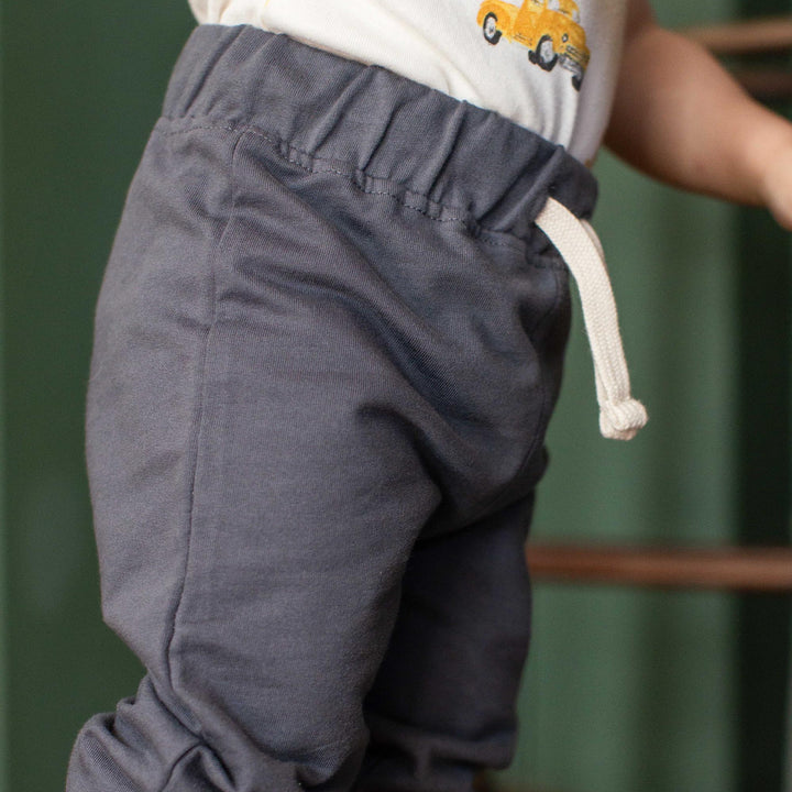Organic Cotton Joggers-Graphite