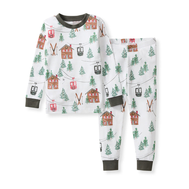 Ski The Alps Matching Family Pajamas- Kids