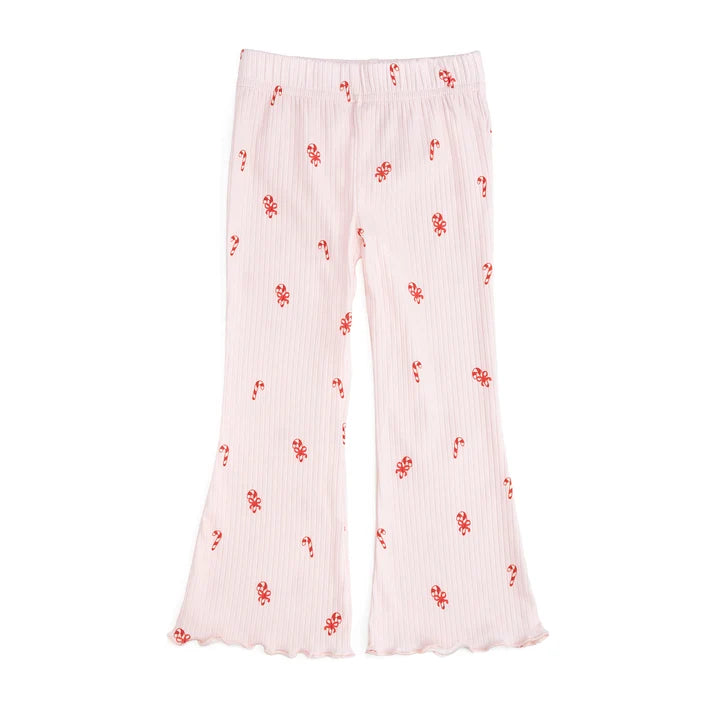 Candy Cane Flare Leggings