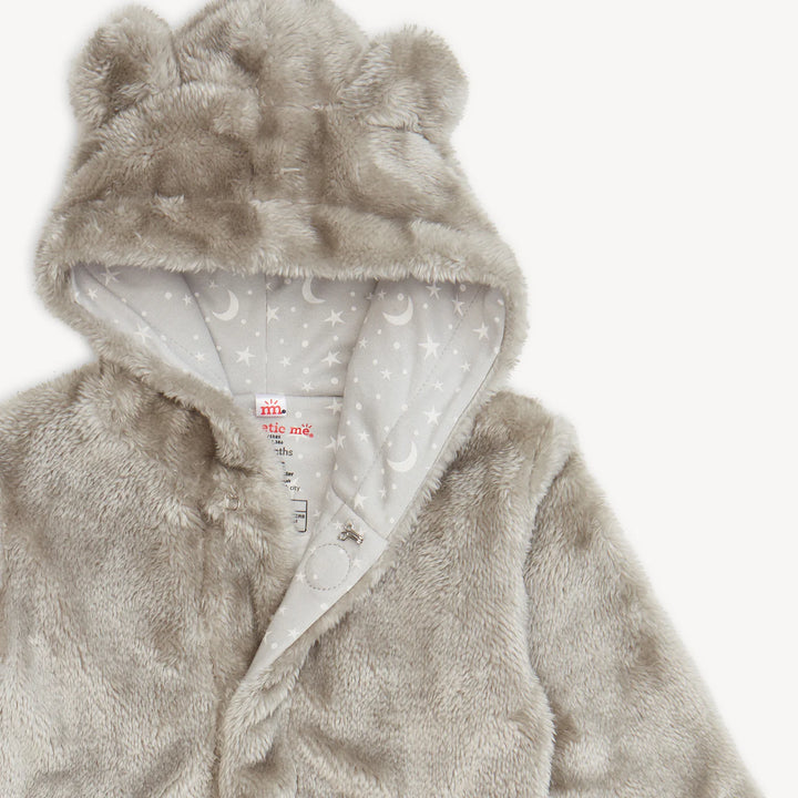 Minky Bear Jacket/Storm