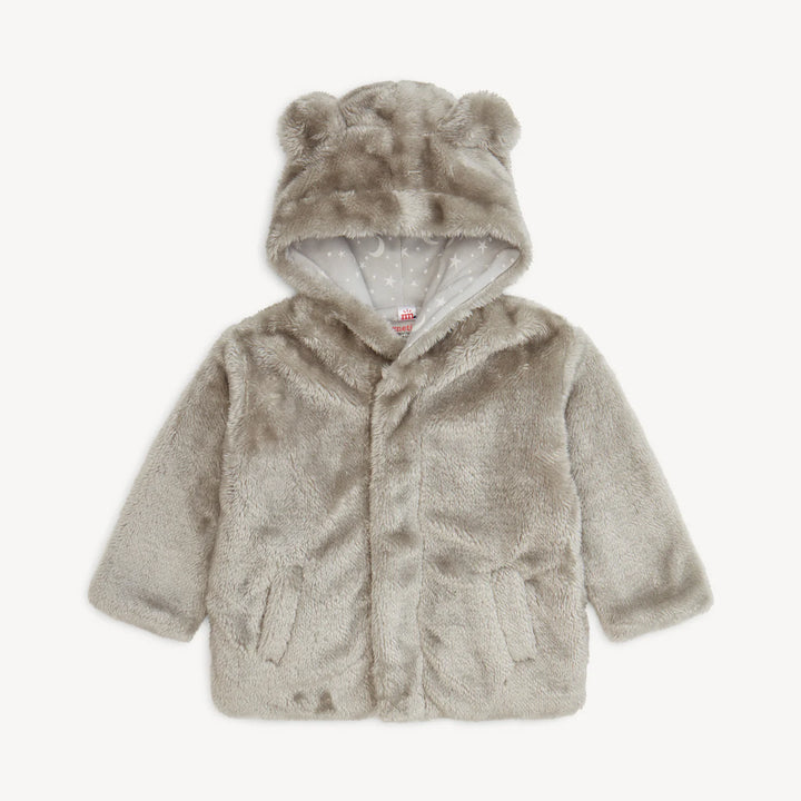 Minky Bear Jacket/Storm