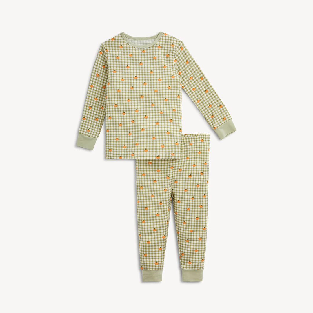 Pumpkin Plaid Modal Magnetic PJ Set