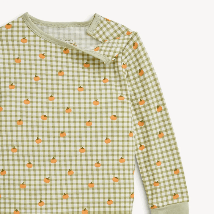 Pumpkin Plaid Modal Magnetic PJ Set