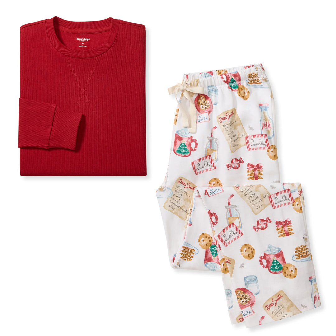 Cookies For Santa Family Matching Organic Cotton Men's PJ Set