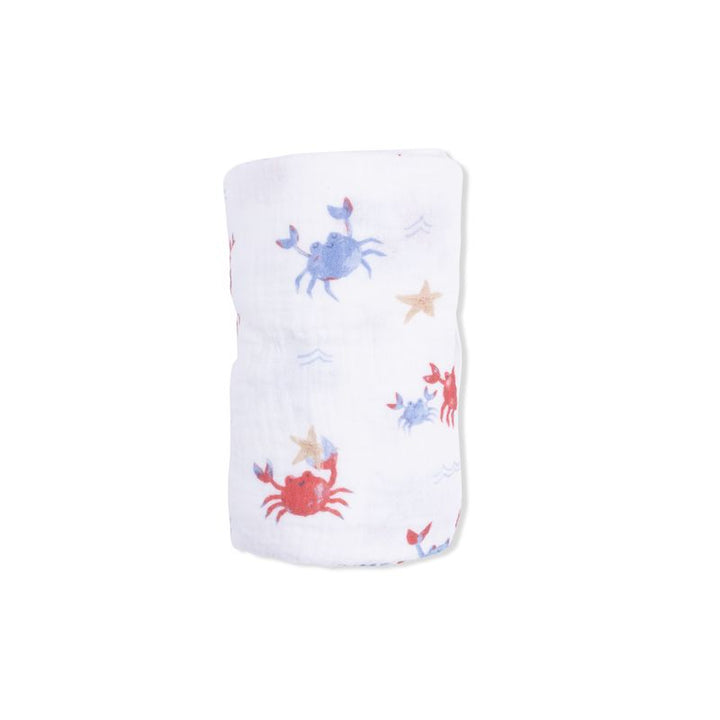 Swaddling Blanket | Crayon Crabs
