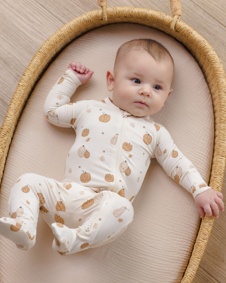 Bamboo Zip Footie| Harvest Friends