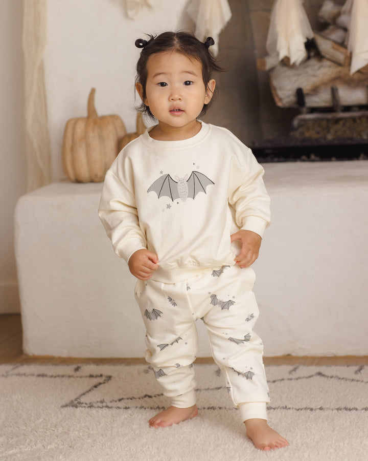 Relaxed Fleece Sweatshirt || Baby Bats