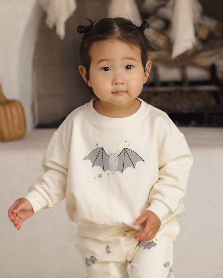 Relaxed Fleece Sweatshirt || Baby Bats