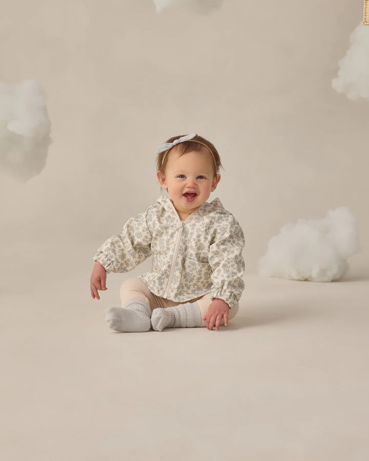 Rain Coat || Blue Floral