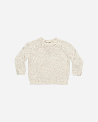 Knit Sweater || Speckled Natural