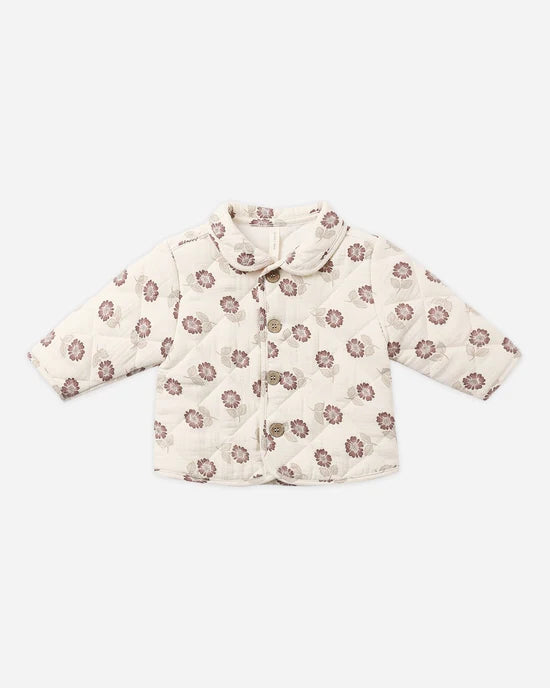 Quilted Jacket Fall Floral