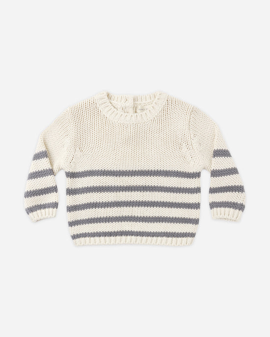 Rex Sweater Slate Stripe