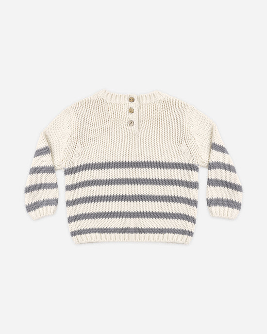 Rex Sweater Slate Stripe