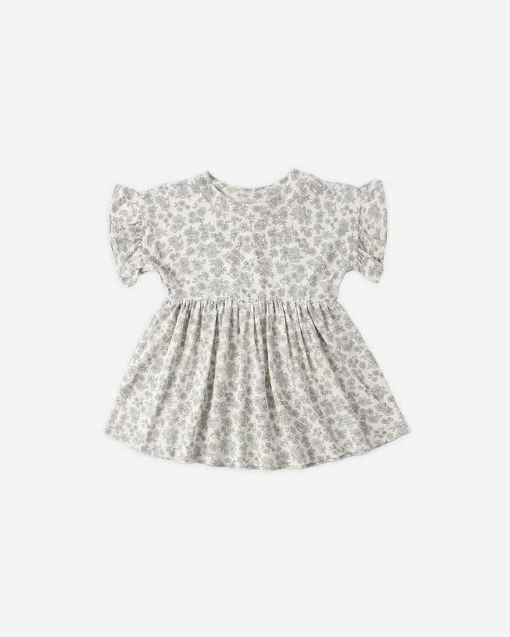 Bamboo Babydoll Dress || Blue
