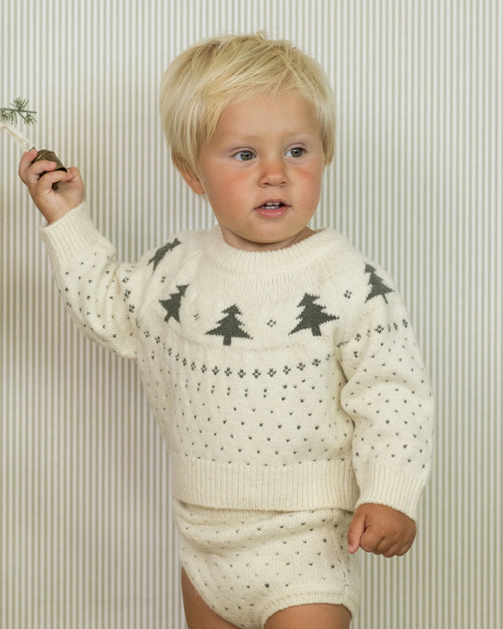 Fair Isle Sweater || Trees