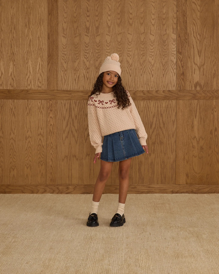 Fair Isle Sweater || Bows