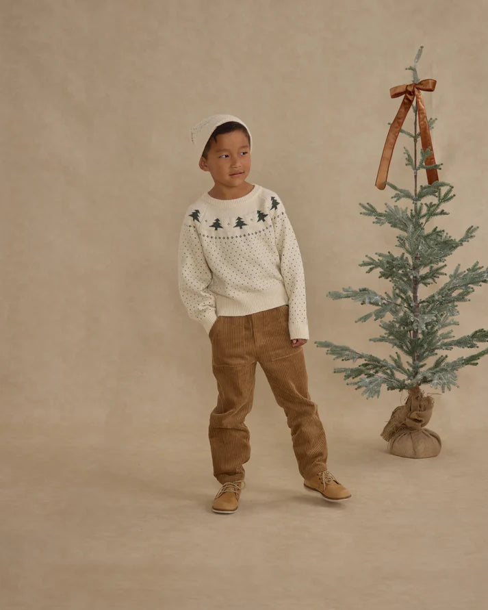 Fair Isle Sweater || Trees
