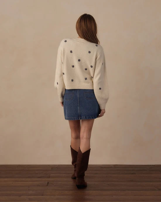 Women's Cheyenne Cardigan Midnight Daisies
