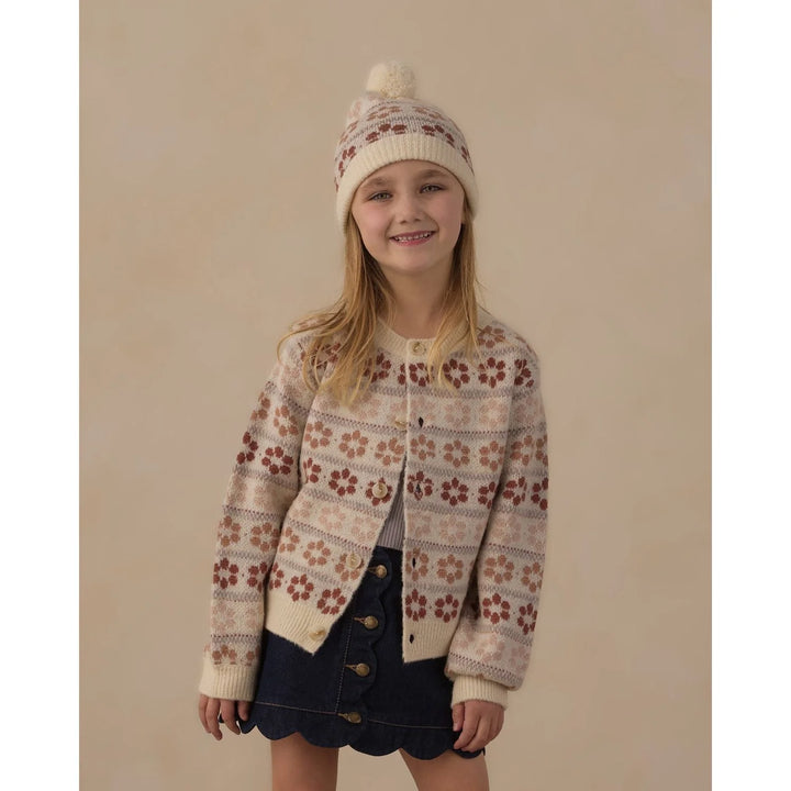 Cheyenne Cardigan Flower Fair Isle