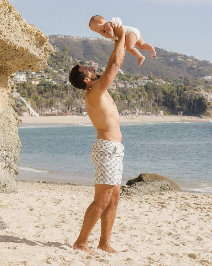 Men's Boardshort in Coastal Check