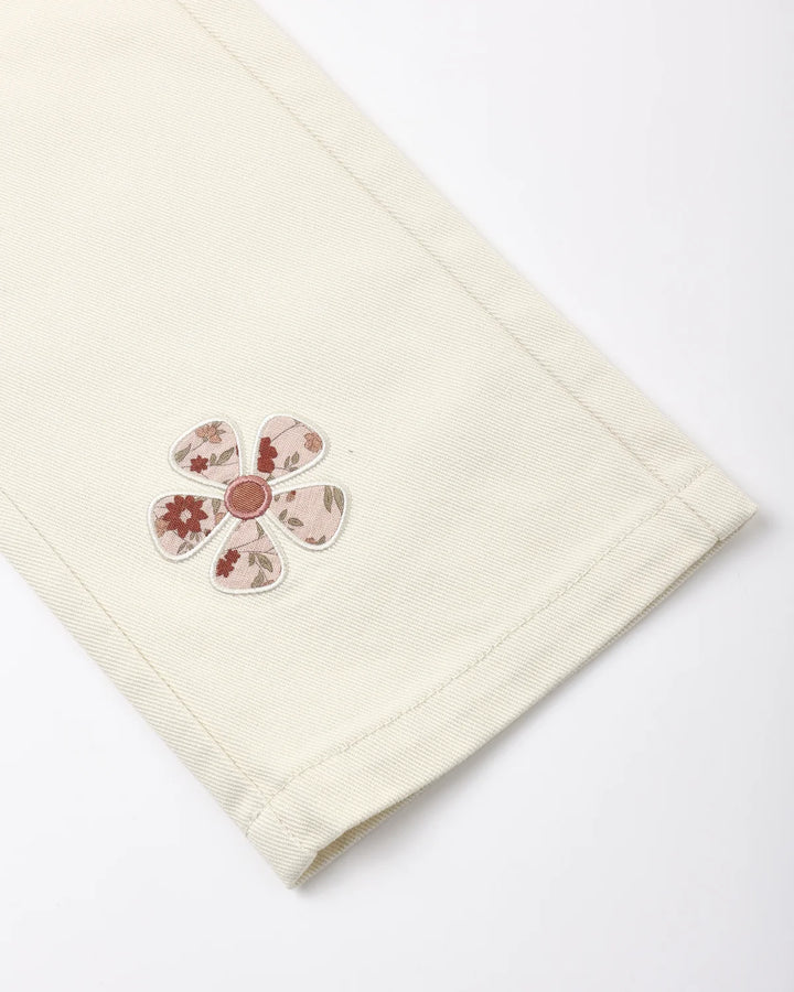 Straight Leg Pant Daisy Patches