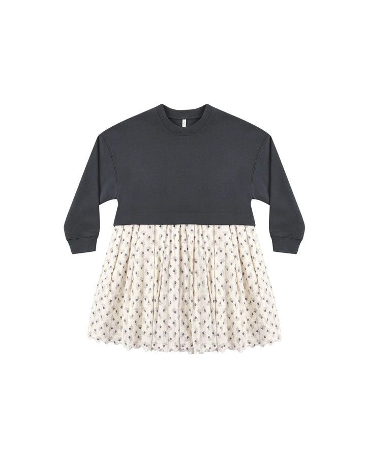 Sweatshirt Dress - Vintage Fleur