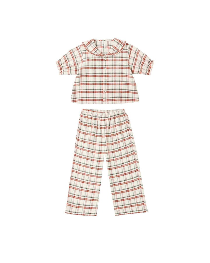Ruffle Pajamas || Holiday Flannel