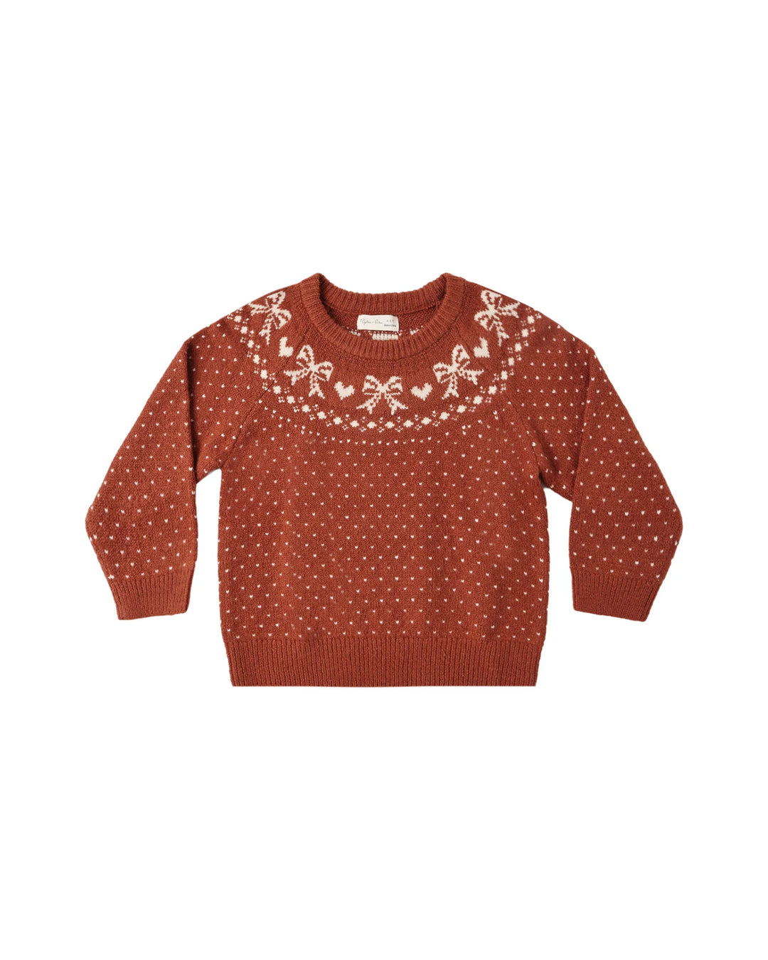 Fair Isle Sweater Ruby