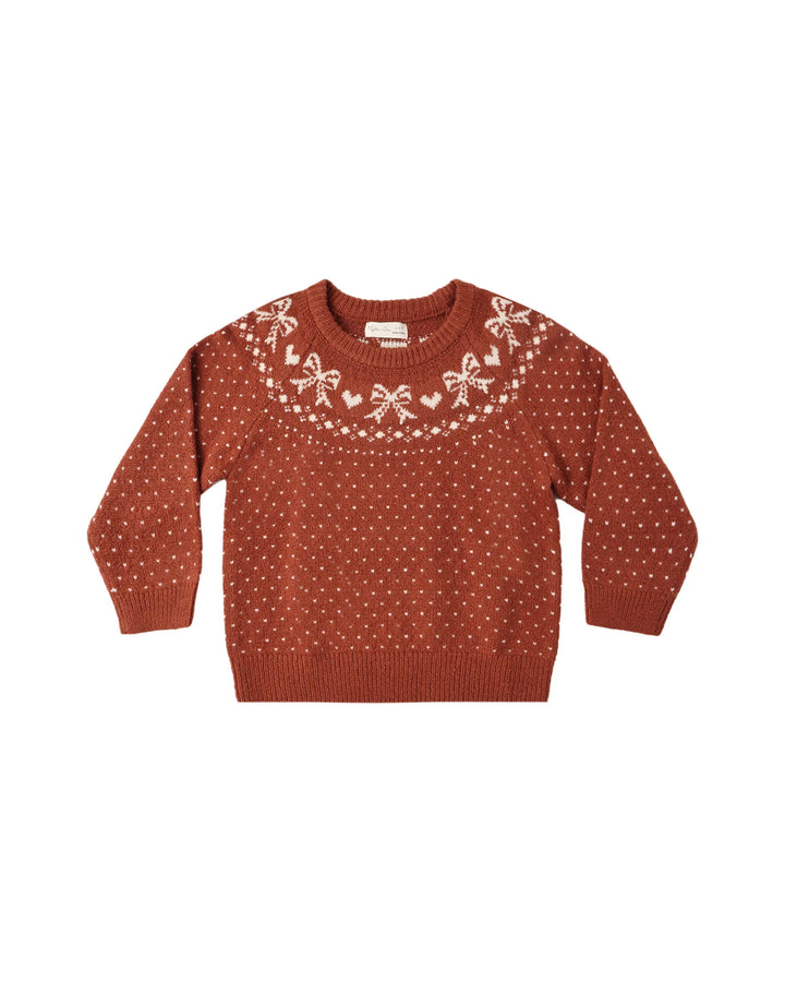 Fair Isle Sweater Ruby