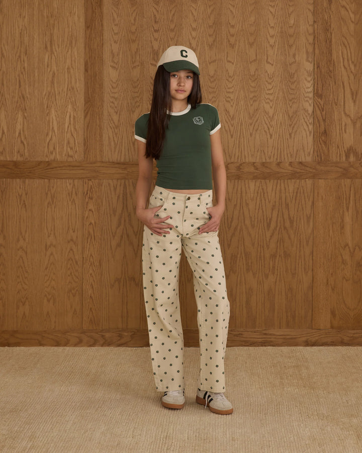 Straight Leg Pant/Mini Daisy