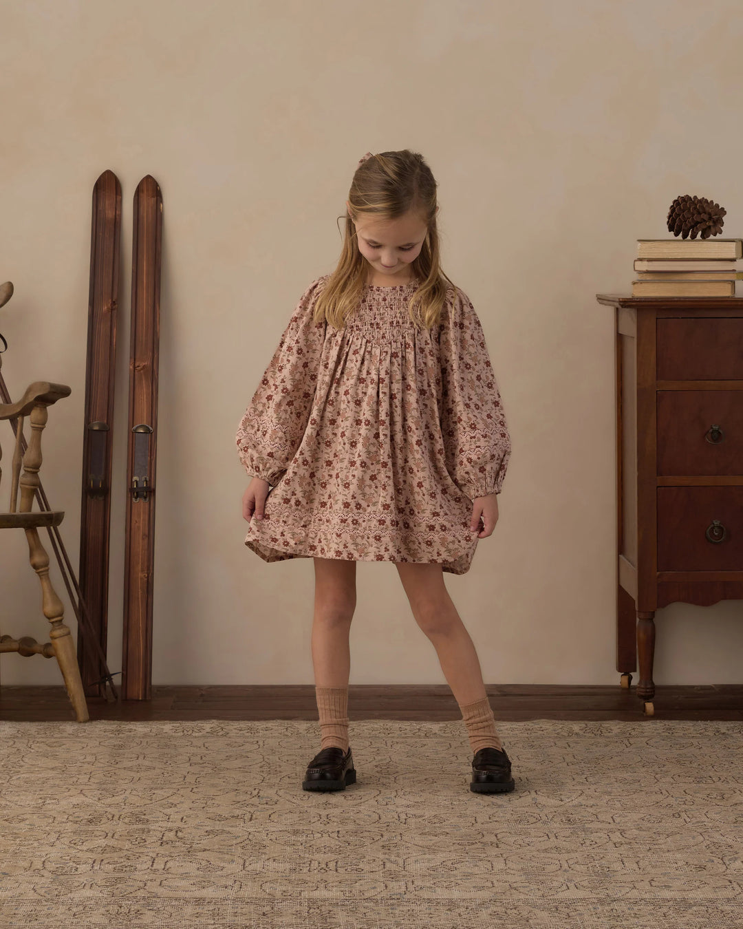Selene Dress Pink Floral