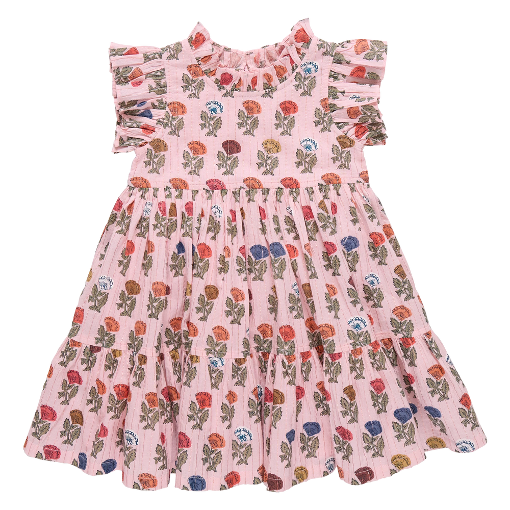 pink chicken heart dress Pink Chicken Baby Girls' Renee Dress Set Gradient Hearts