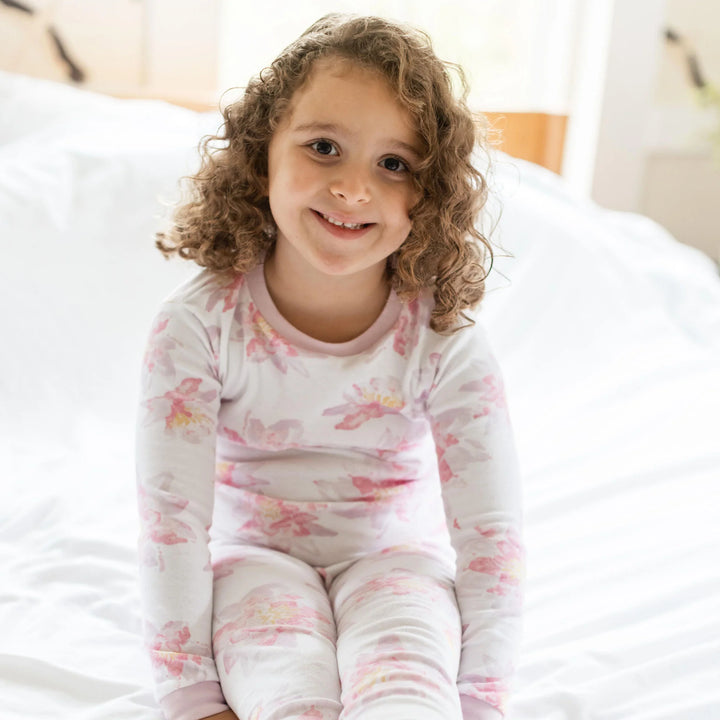 Water Lily Organic Cotton Two-Piece Pajamas