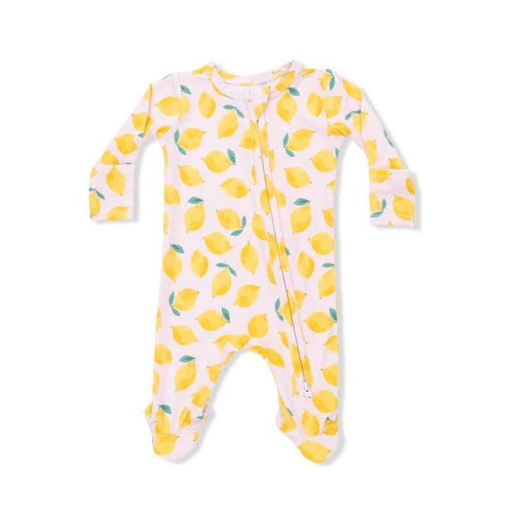 Sunny Lemons - 2 Way Zipper Footie